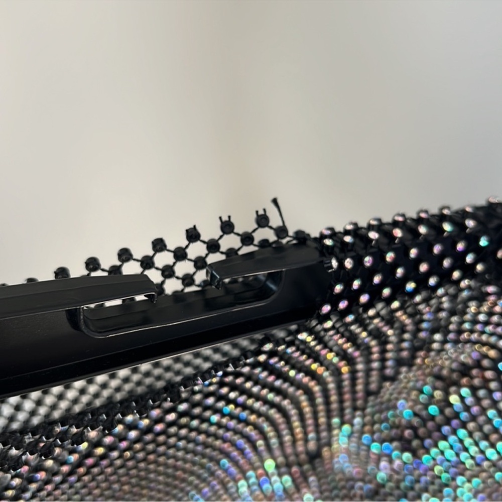 Santas brands Feathers Mini Dress in Sheer Mesh Sz M/L - Picture 10 of 15